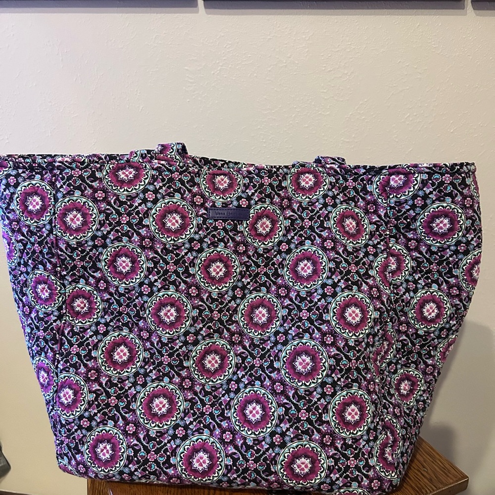 Vera Bradley Purple Patterned Women's Bag Set 5 pieces - Picture 12 of 14